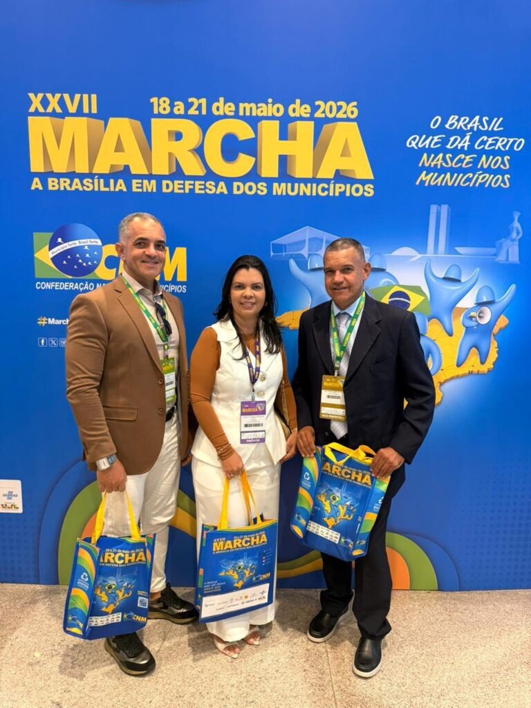 Poder legislativo e executivo participam da Marcha a Brasília 2026 e conquistam novos investimentos para o município